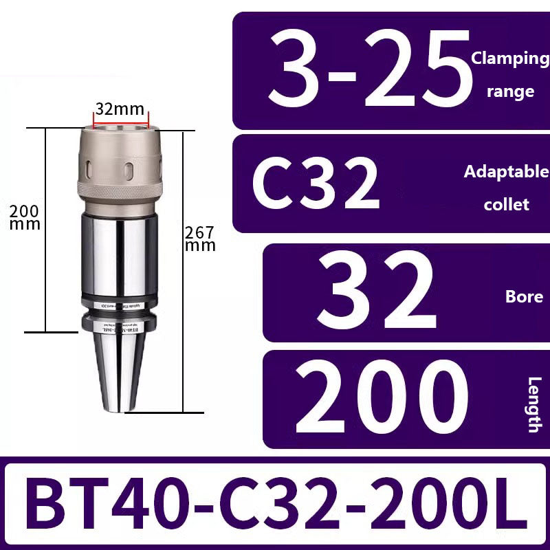 High Precision Power CNC Tool Holder BT30/40/50 C20/25/32 Chuck Tool Holder Chuck Holder Clamping Tools Powerful Shandong Denso Pricision Tools Co.,Ltd.